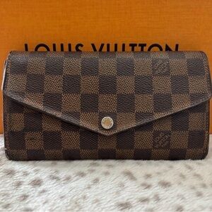 Louis Vuitton Brown Checkered Wallet